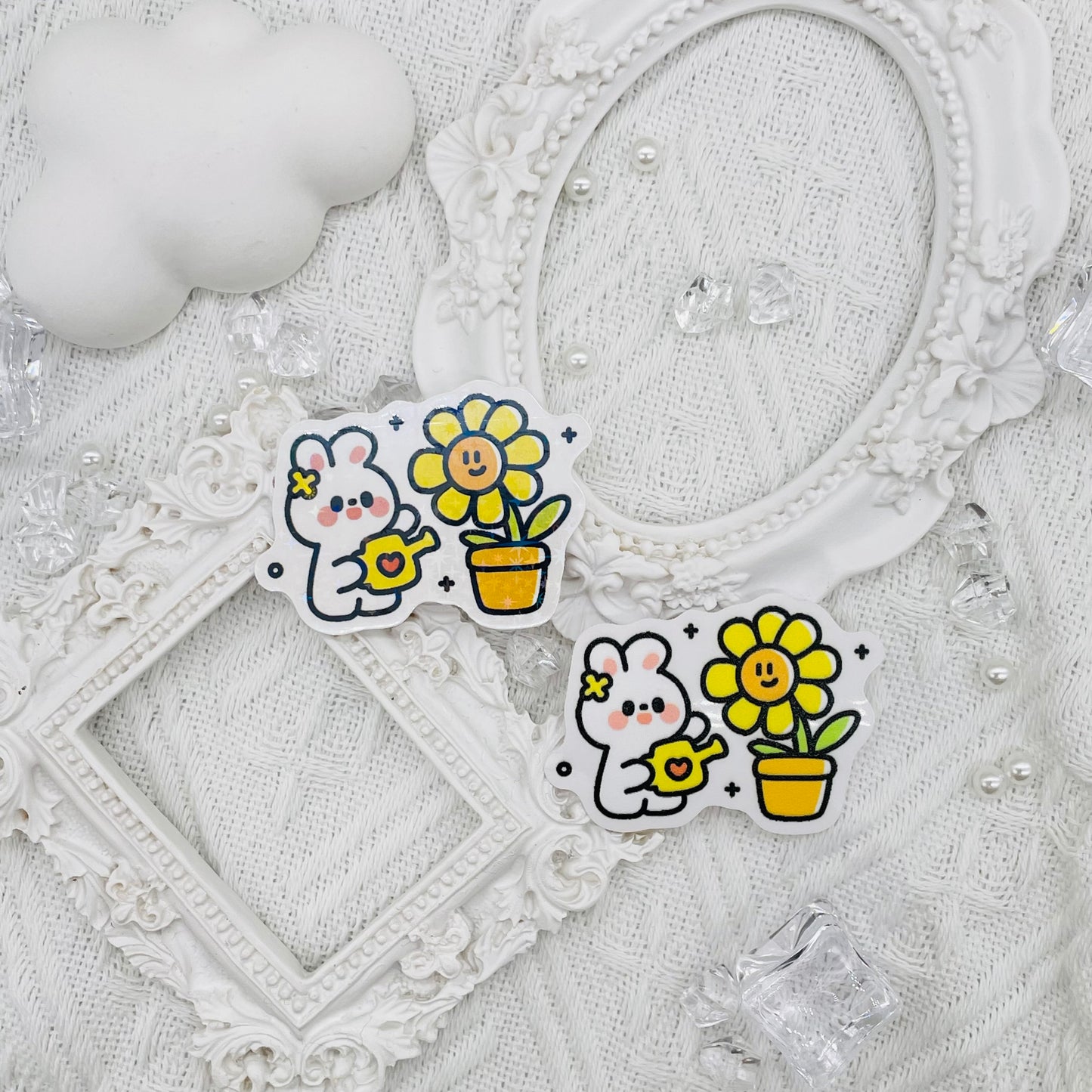 Yellow Bunny Sticker