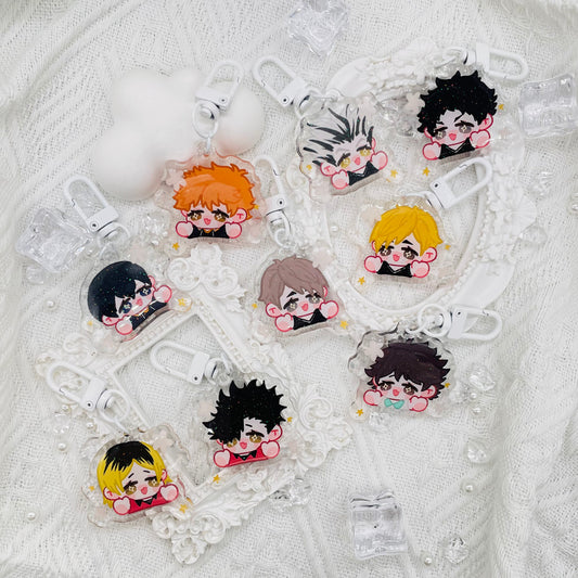 Haikyuu keychains